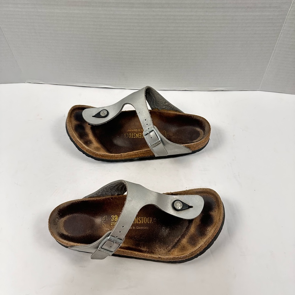 Birkenstock Gizeh Silver Sz 8-8.5‎ - Picture 6 of 6